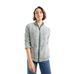 Weird Fish Womens/Ladies Deliah Full Zip Fleece Jacket / Army Green